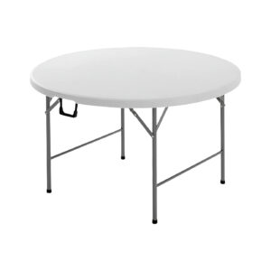 mesa camping plegable redonda 152cm